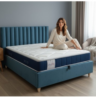 Materasso 800 Molle Insacchettate e Memory Foam Amalfi